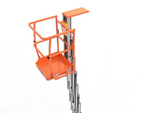 L single mast aluminum alloy lift