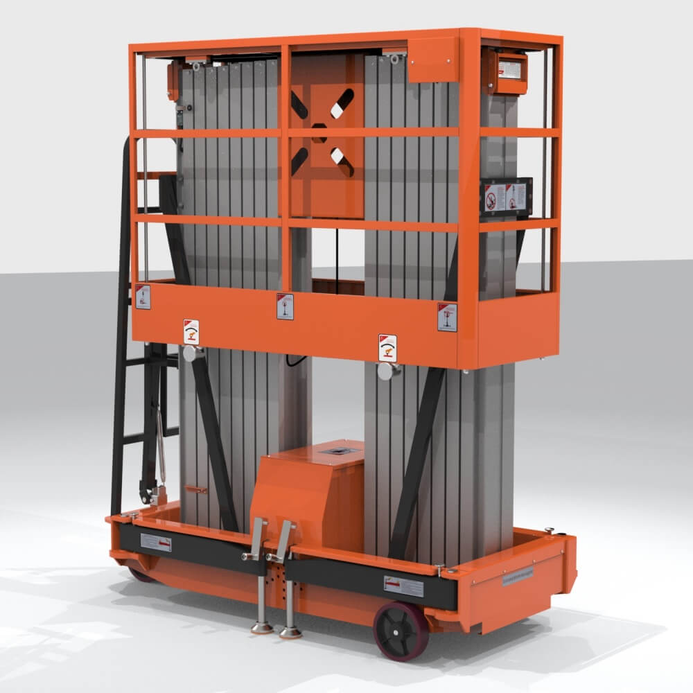 DL double mast aluminum alloy lift