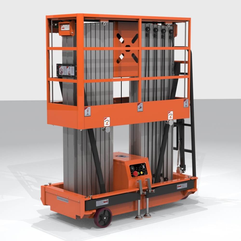 DL double mast aluminum alloy lift