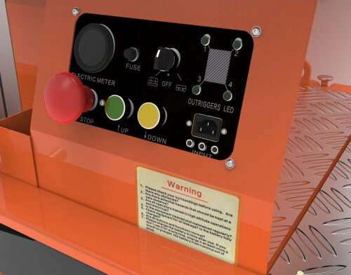 L single mast aluminum alloy lift