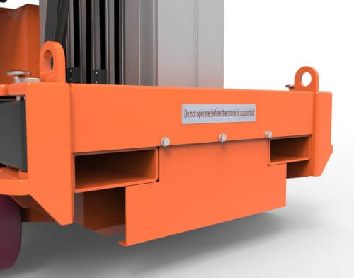 L single mast aluminum alloy lift