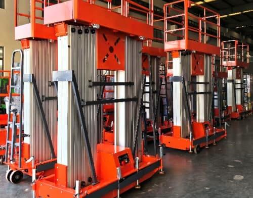 DL double mast aluminum alloy lift