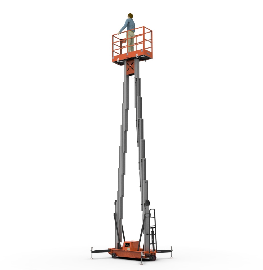 DL double mast aluminum alloy lift