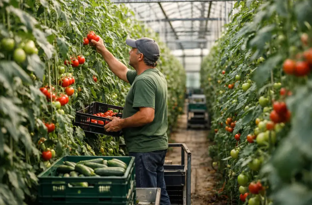 Vegetable picking lift reducing manual work2