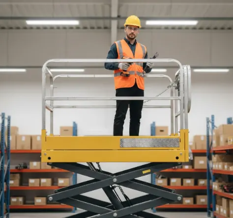mini scissor lift for small warehouses2