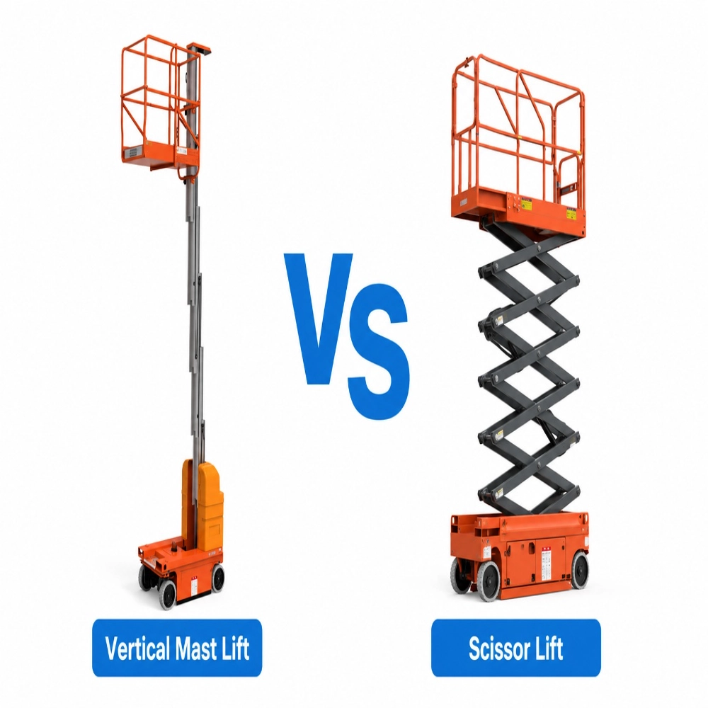 Vertical Mast Lift vs Scissor Lift Which Is Better for Indoor Maintenance