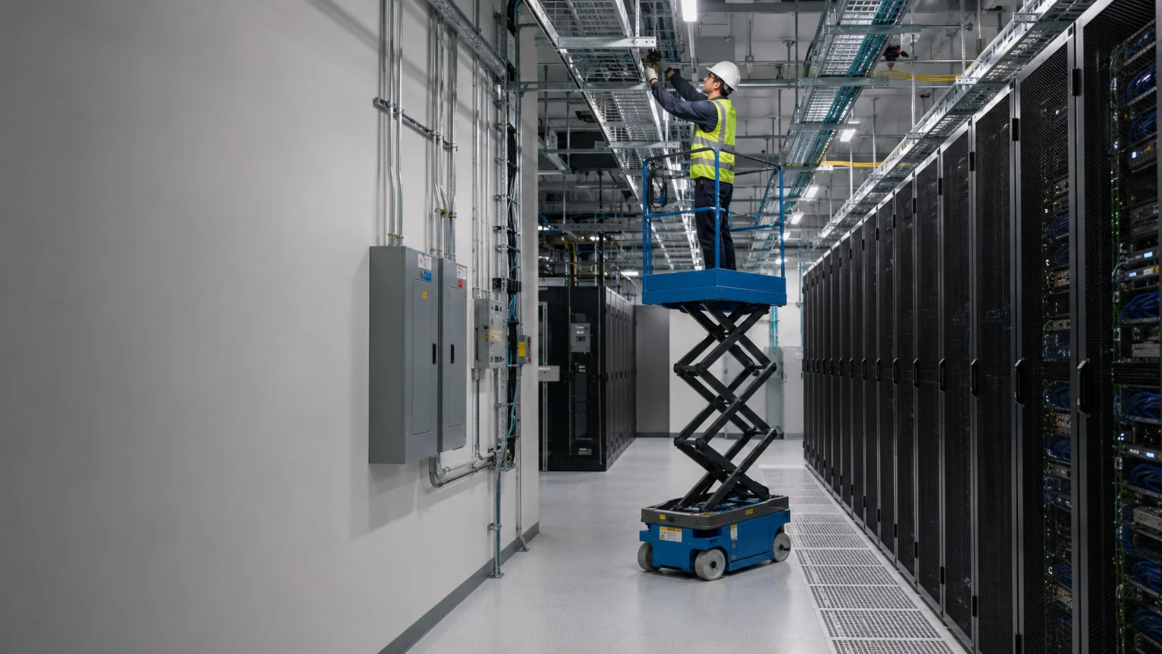 How to Choose a Low-Level Access Lift for Data Center Construction and Maintenance