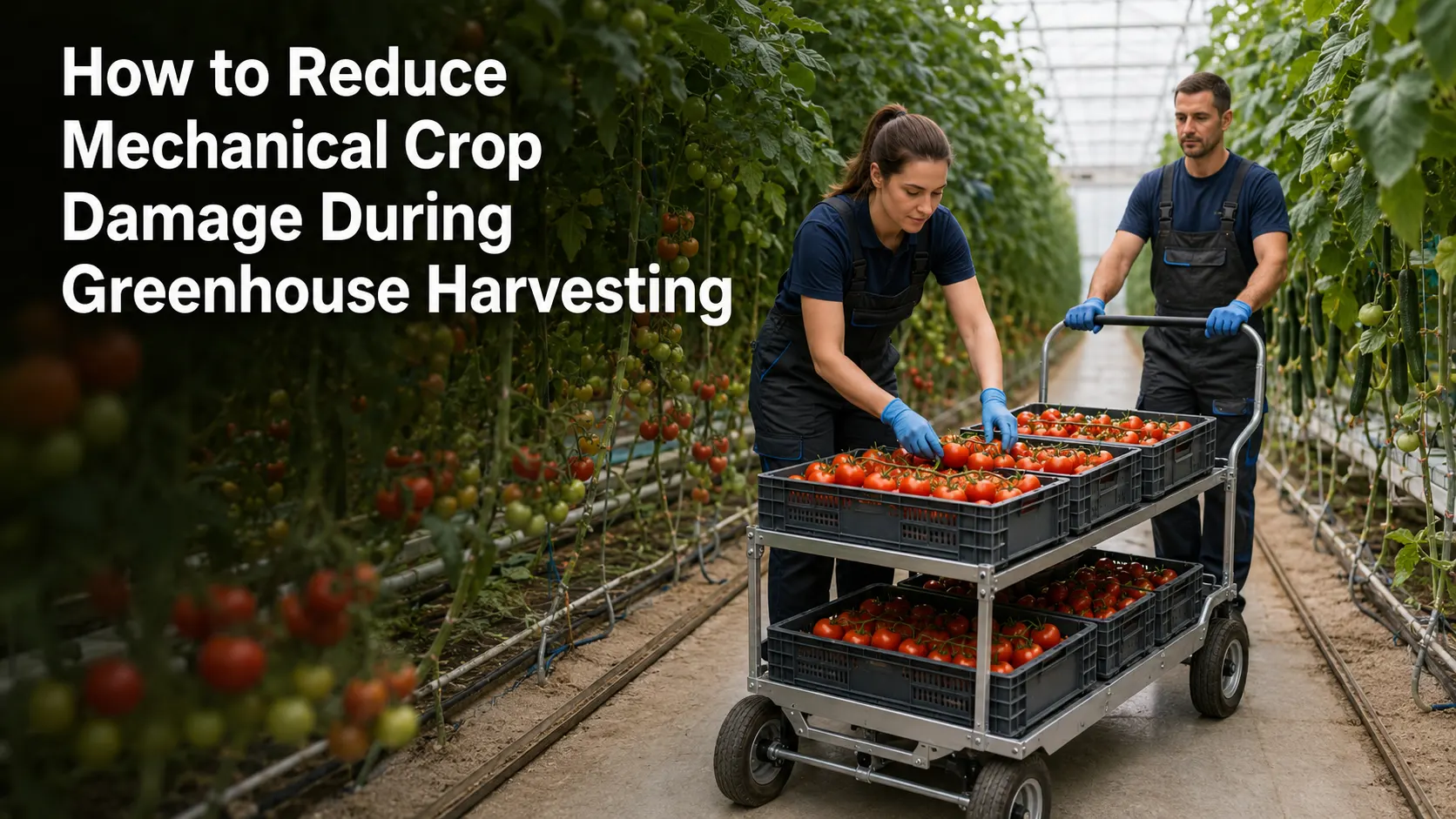 How to Reduce Mechanical Crop Damage During Greenhouse Harvesting