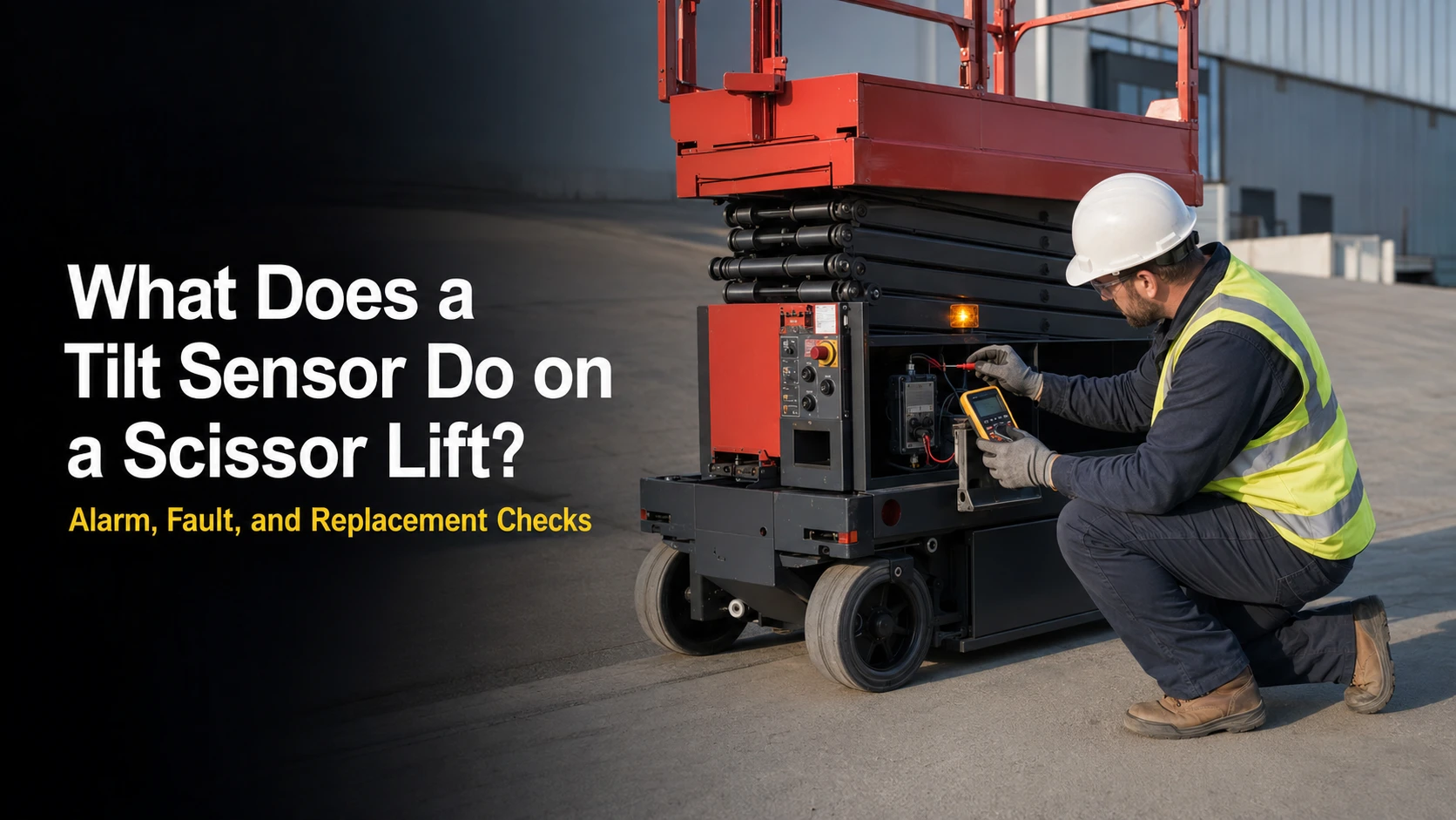 What Does a Tilt Sensor Do on a Scissor Lift Alarm, Fault, and Replacement Checks
